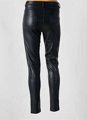 Pantalon slim conic talie înaltă negru ONADO femeie