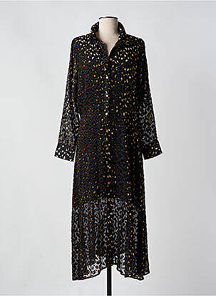 Rochie lungă gri LEO & UGO femeie