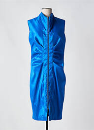 Rochie midi fără mâneci fără mâneci albastru FRANK LYMAN femme