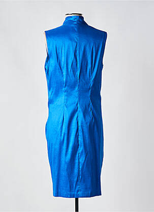 Rochie midi fără mâneci fără mâneci albastru FRANK LYMAN femeie