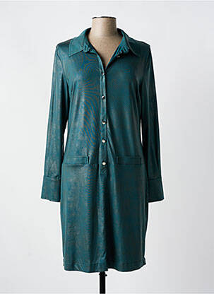 Rochie midi mâneci lungi mâneci lungi verde EVA KAYAN femeie