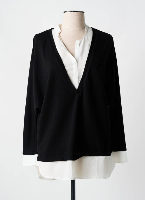 Tunică mâneci lungi negru EMABLUES femeie