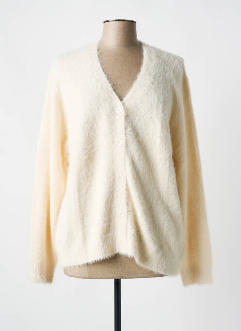 Vestă cu mâneci lungi bej M.X.O femeie