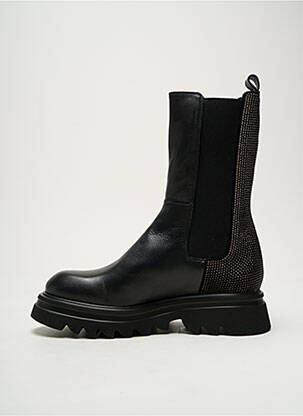 Botine/ghete material neted toc de 4 la 6 cm negru FRU.IT femeie