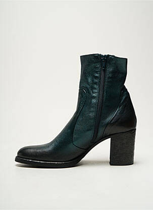 Botine/ghete material neted toc de 4 la 6 cm verde STRATEGIA femeie