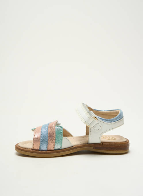 Sandale/Pantofi decupați alb STONES AND BONES fată