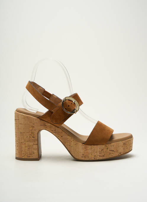 Sandale/Pantofi decupați maro NERO GIARDINI femeie