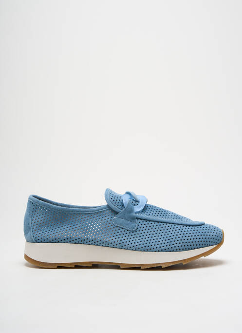 Adidași nubuc toc plat până la 3 cm albastru ROSEMETAL femme