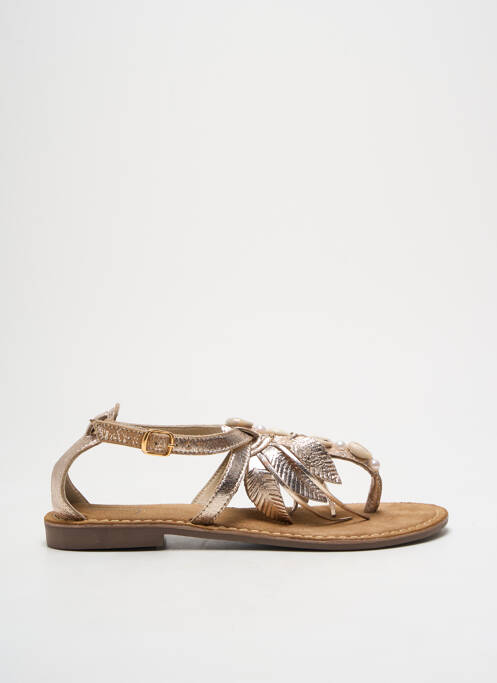 Șlapi auriu METAMORF'OSE femeie