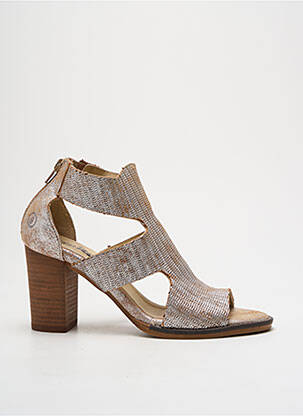 Sandale/Pantofi decupați argintiu CASTA femeie