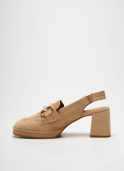 Sandale/Pantofi decupați bej ALPE femeie