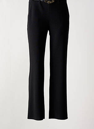 Pantalon drept buzunare talie joasă negru RENATTO BENE femeie