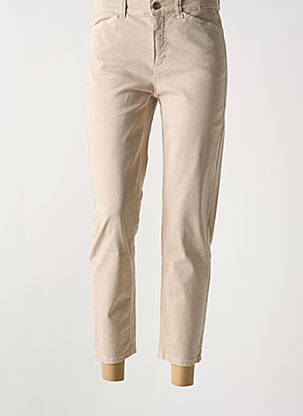 Blugi cu croială slim bej ANNA MONTANA femeie