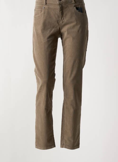 Pantalon slim maro ANNA MONTANA femeie