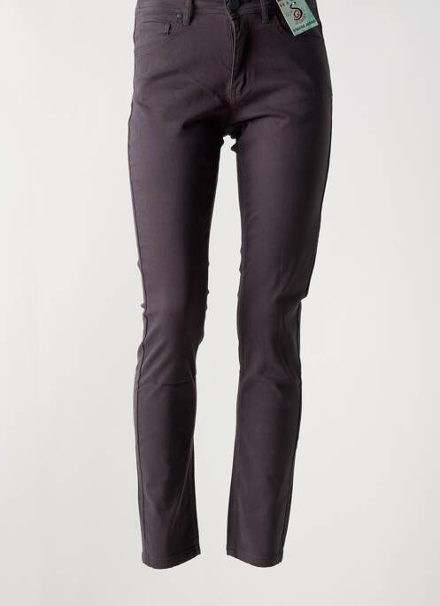 Blugi cu croială slim gri S.QUISE femeie