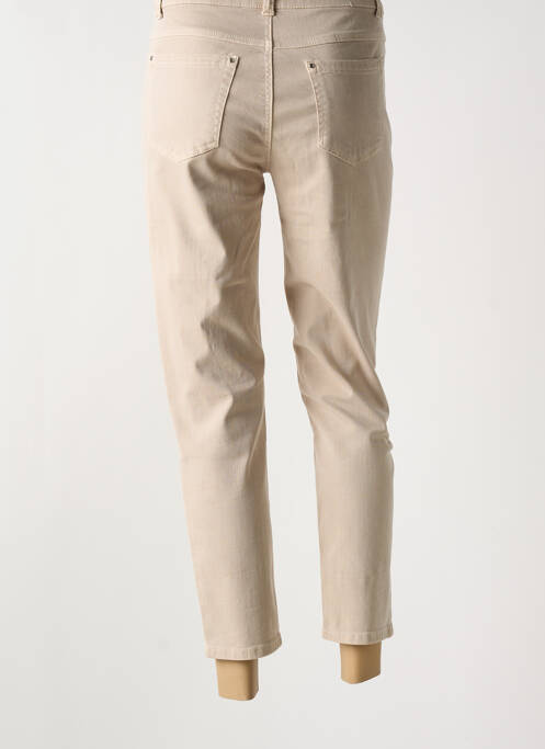 Blugi cu croială slim bej ANNA MONTANA femeie