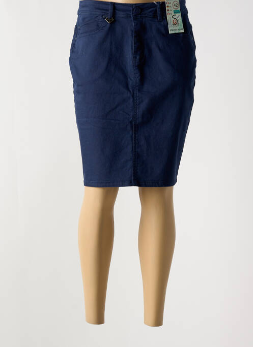 Fustă midi albastru S.QUISE femeie