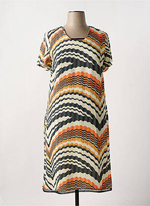 Rochie midi portocaliu MERI & ESCA femeie