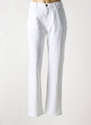 Blugi cu croială slim alb GUY DUBOUIS femeie