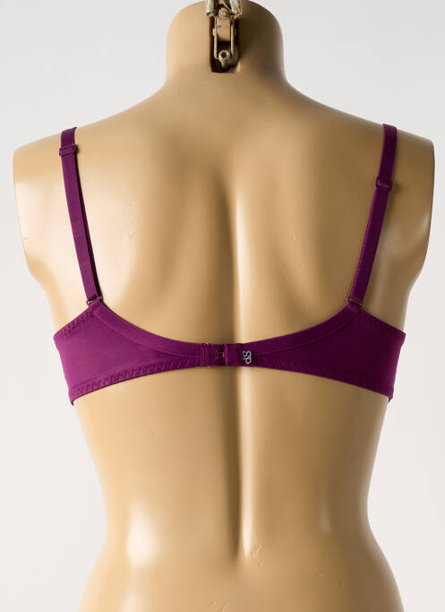 Sutien efect material satinat top sutien modelat violet SIMONE PERELE femme