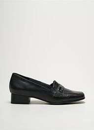Mocasini material neted toc plat până la 3 cm negru ARTIKA SOFT femme