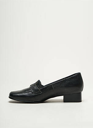 Mocasini material neted toc plat până la 3 cm negru ARTIKA SOFT femeie