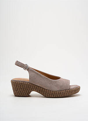 Sandale/Pantofi decupați gri ADIGE femeie