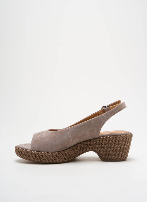 Sandale/Pantofi decupați gri ADIGE femeie