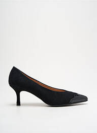 Pantofi cu toc nubuc toc de 4 la 6 cm negru DANSI femme