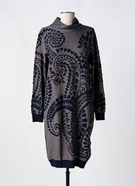 Rochie pulover elasticitate mâneci lungi albastru TRICOT CHIC femme