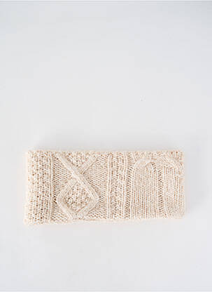Guler / eșarfă de gât cusături întărite bej TRICOT CHIC femeie