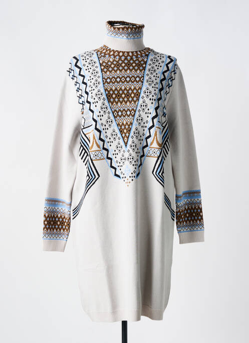 Rochie pulover gri TRICOT CHIC femeie