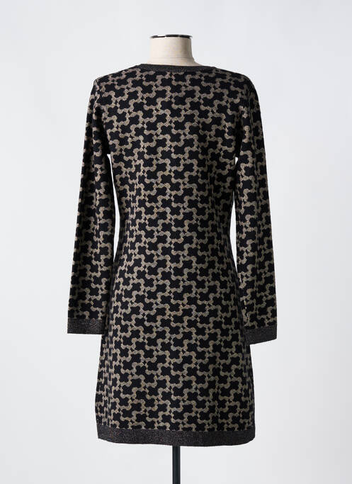 Rochie midi negru LEO & UGO femeie