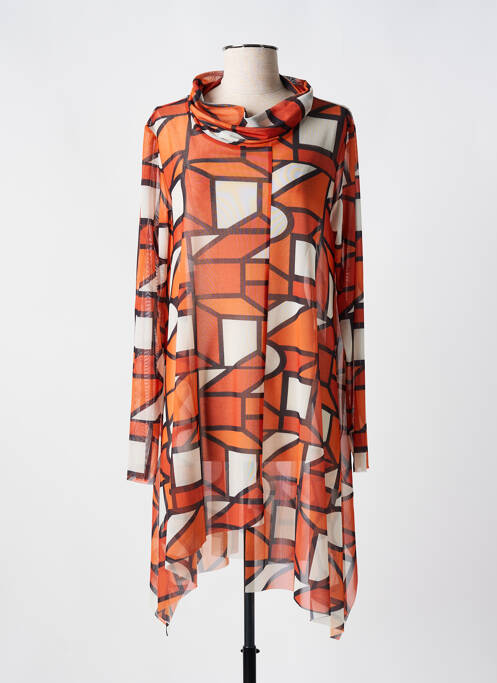 Rochie midi portocaliu LUUKAA femeie