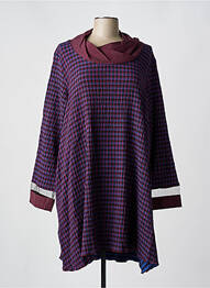 Rochie midi mâneci lungi mâneci lungi violet LUUKAA femme
