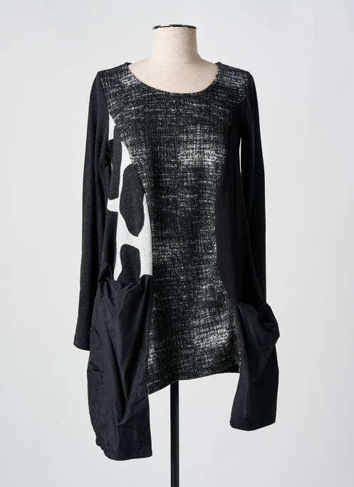 Tunică mâneci lungi negru URBAN BY ALEMBIKA femeie