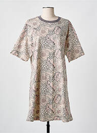 Rochie scurtă mâneci scurte mâneci scurte bej CISO femme
