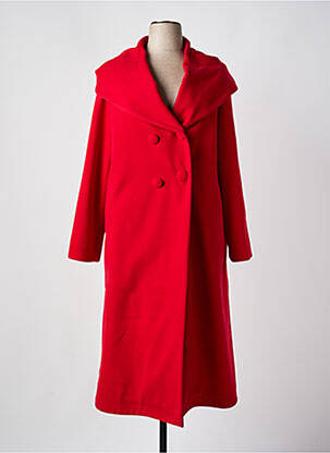 Palton lung roșu JEAN MARC PHILIPPE femeie