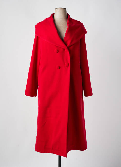 Palton lung roșu JEAN MARC PHILIPPE femeie