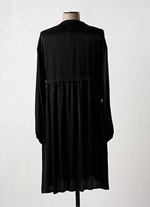 Rochie scurtă croială fluidă mâneci lungi negru PAKO LITTO femeie