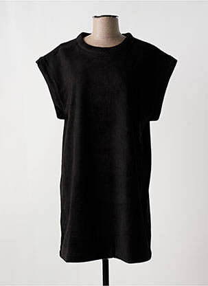 Rochie scurtă mâneci scurte mâneci scurte negru LAURE + MAX femeie