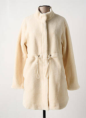 Palton lung bej LAURE + MAX femeie