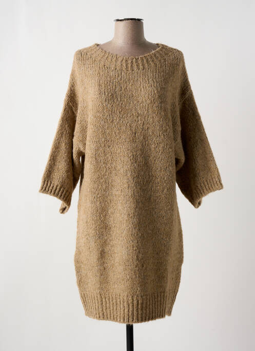 Rochie pulover maro LOLA ESPELETA femeie