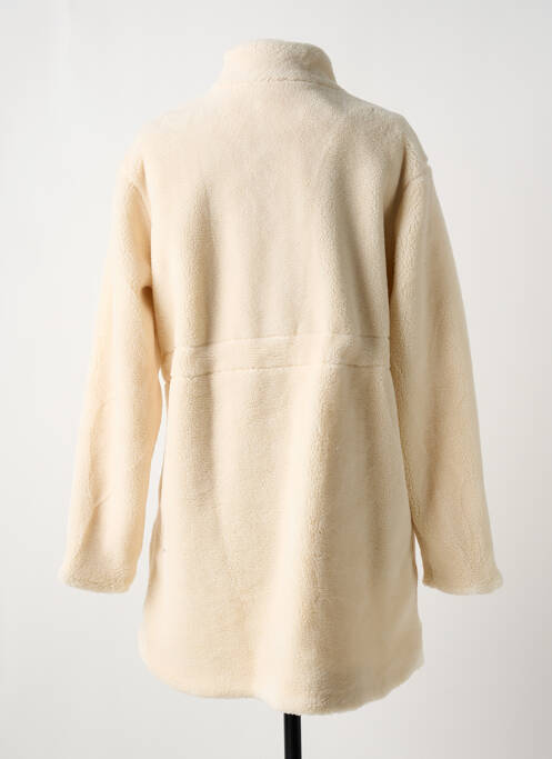 Palton lung bej LAURE + MAX femeie