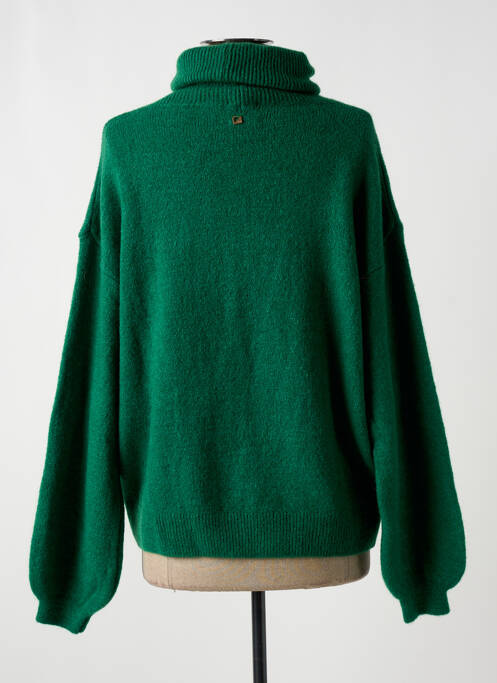 Pulover cu guler înalt verde MÊME ROAD femeie
