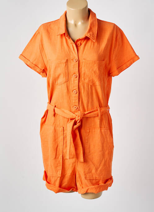 Salopetă scurtă portocaliu HAPPY femeie