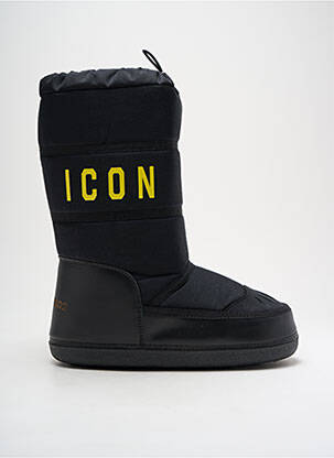 Cizme țesătură satinată toc plat până la 3 cm negru DSQUARED2 femeie