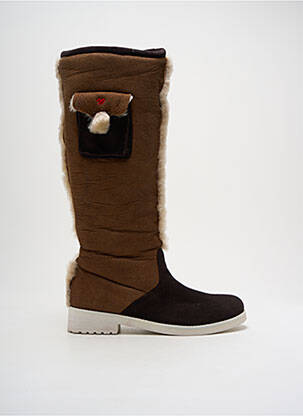 Cizme umplută toc de 4 la 6 cm maro LOVE MOSCHINO femeie