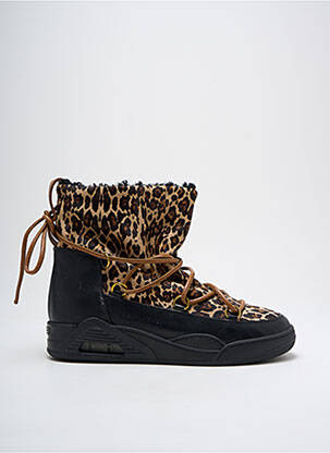 Botine/ghete umplută toc de 4 la 6 cm negru SERAFINI femeie