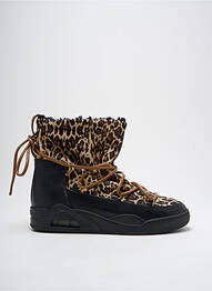 Botine/ghete material neted toc de 4 la 6 cm negru SERAFINI femeie